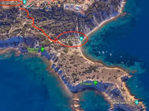 Cala Sardinera Xàbia - Guía completa para una cala virgen