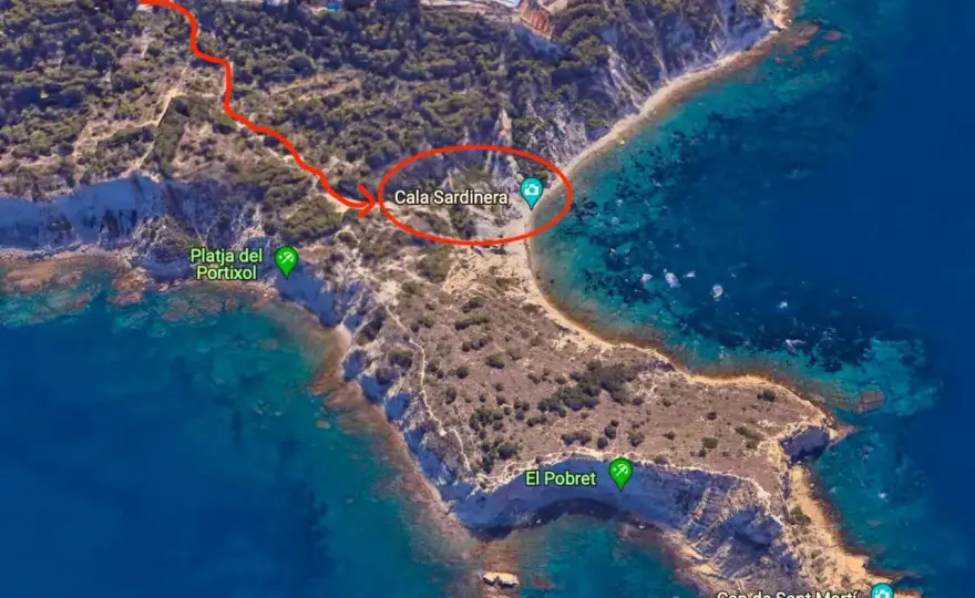 Cala Sardinera Xàbia - Guía completa para una cala virgen