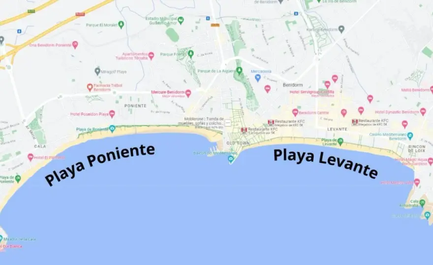 Levante o Poniente - ¿Cuál es tu playa en Benidorm?
