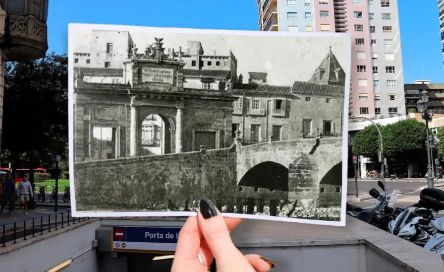 Puerta del Mar de Valencia, historia de un arco reconstruido