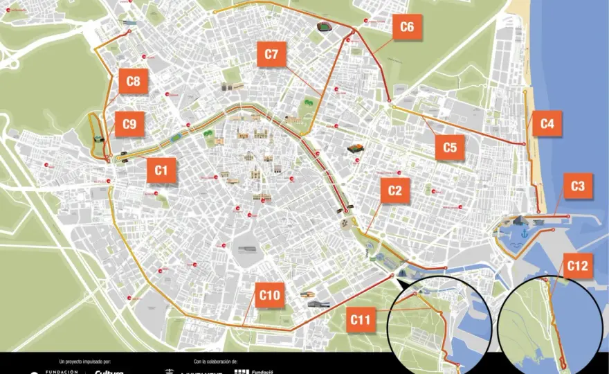 Jardín del Turia - Rutas para explorar Valencia a tu ritmo